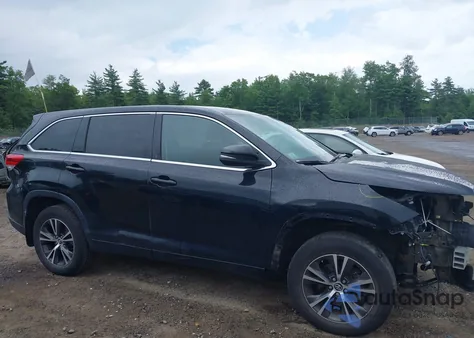 2018 Toyota Highlander Le из США, поврежденный, VIN 5TDBZRFHXJS488260